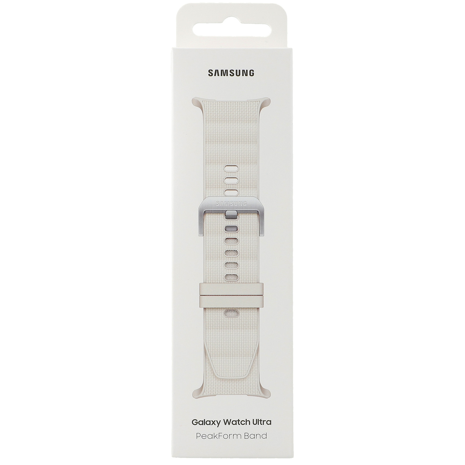 Pasek Samsung PeakForm Band One Click S / M / L do Galaxy Watch Ultra / 2025, piaskowy